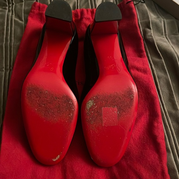 I am selling “Christian Louboutin Lady Gena” 85 Patent Black Size 38 - Picture 7 of 8